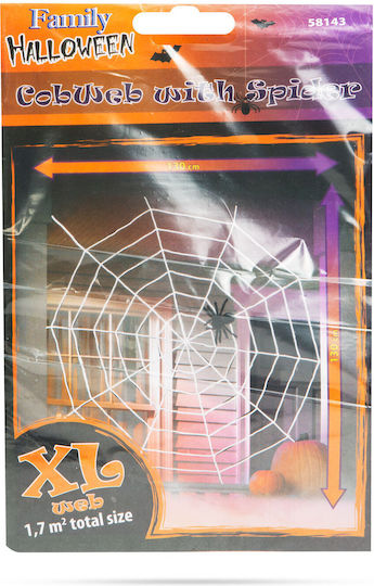 Halloween Spinnenweb 130x130 Cm