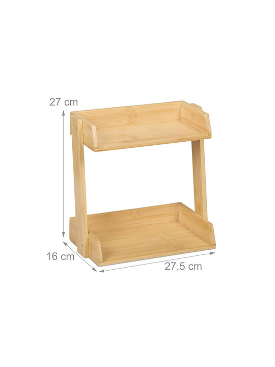 Relaxdays Spice Organizer from Bamboo Beige