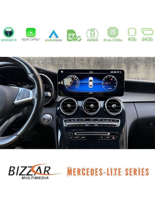 Bizzar Car Audio System for Mercedes-Benz GLC / C Class 2016 – 2019 (Bluetooth/USB/WiFi/GPS/Apple CarPlay/Android Auto/CD) with 8" Touch Screen