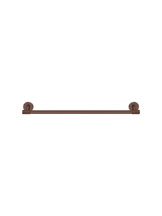 Sanco Dorian Ράγα Μπάνιου Μονή Επιτοίχια με Βίδες ​60x7.5cm Ασημί