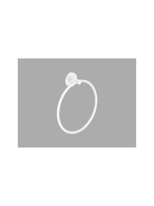 Sanco Ergon Badezimmerhaken Ring Einzel mit Schrauben Bronze