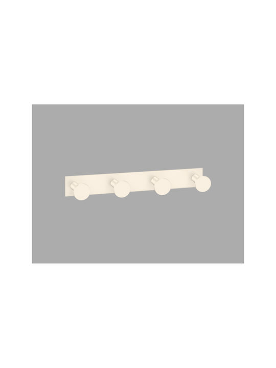 Sanco Bath Bathroom Hook 4 Prongs With Screws Bronze