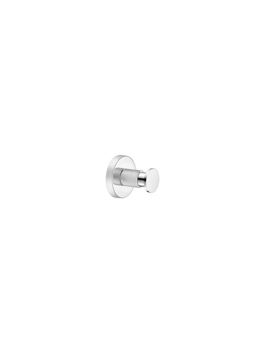 Sanco Dorian Bathroom Hook Single with Screws 104x5cm Grey