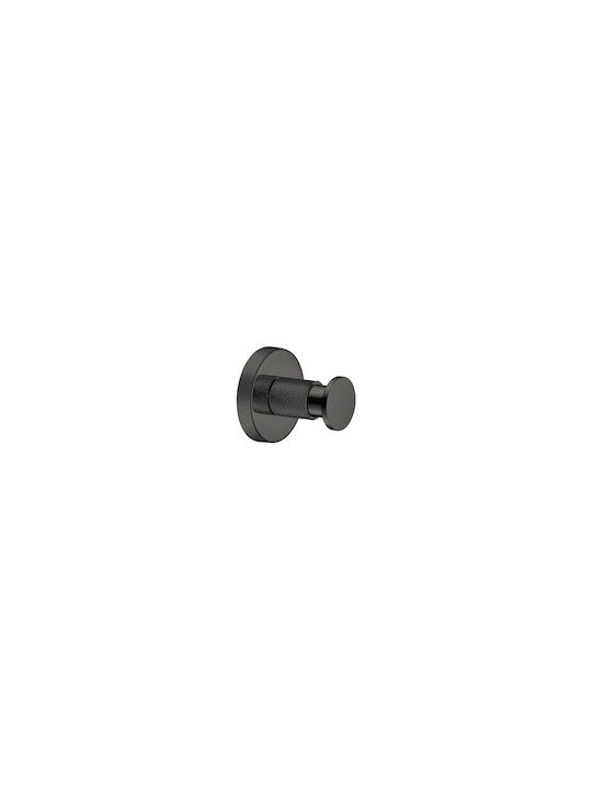 Sanco Dorian Bathroom Hook Single with Screws 104x5cm Grey