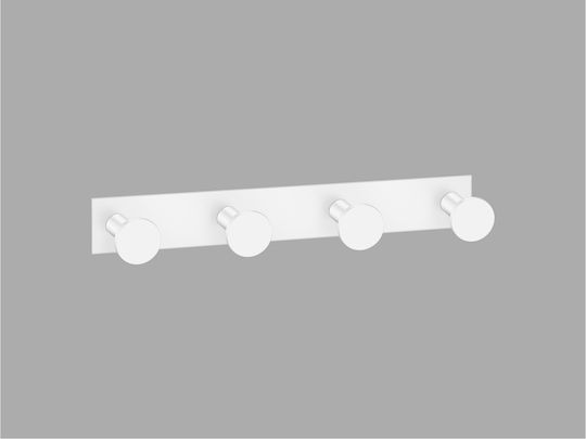 Sanco Bath 00684-M26 Bathroom Hook 4 Prongs With Screws Copper