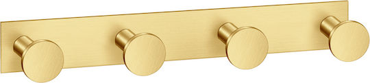 Sanco Bath 00684-M26 Bathroom Hook 4 Prongs With Screws Copper