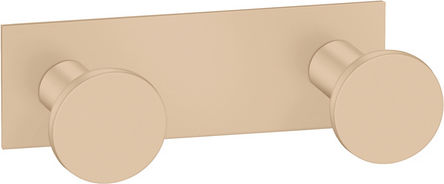 Sanco Badezimmerhaken & -halter Doppelter Bad Haken mit Schrauben Weiß
