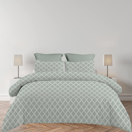 Astron Italy Lucia Σετ Σεντόνια Υπέρδιπλα 245x260εκ. Grey (4τμχ)