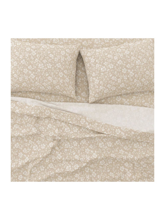 Astron Italy Emily Bettlaken Set Übergröße 240x260cm Beige 4 Stück