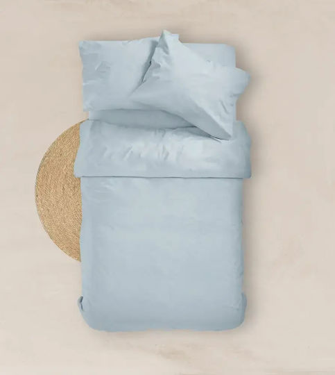 Borea Solid Single Bed Sheet with Rubber Hugger 100x200+25cm Veraman