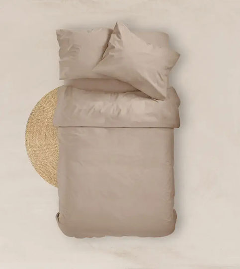 Borea Solid Single Bed Sheet with Rubber Hugger 100x200+25cm Veraman