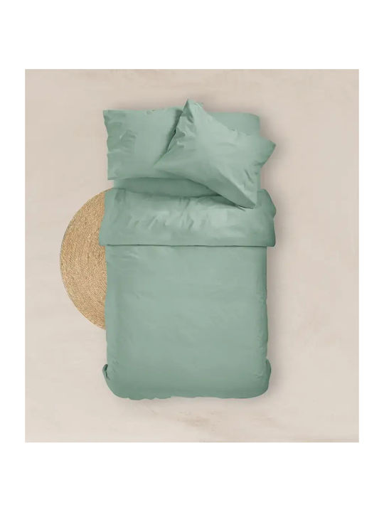Borea Solid Single Bed Sheet With Rubber Hugger 100x200+25cm Burgundy