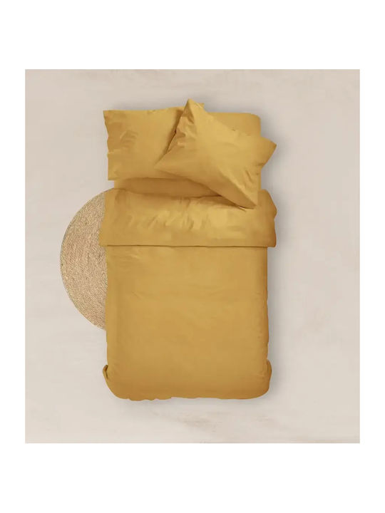 Borea Solid Single Bed Sheet With Rubber Hugger 100x200+25cm Fuchsia