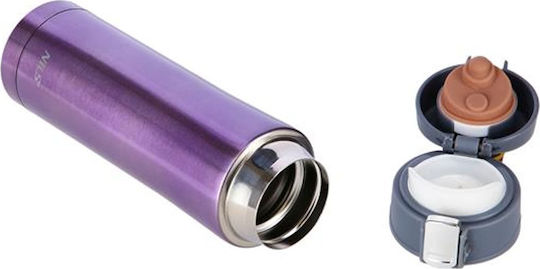 Nils Ποτήρι Θερμός Ανοξείδωτο 500ml Purple