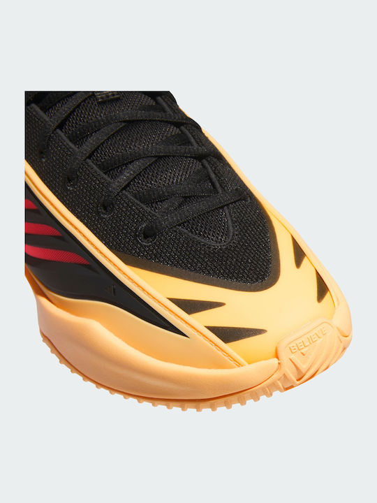 Believe That 1 Low Basketball Shoes Core Black / Acid Orange