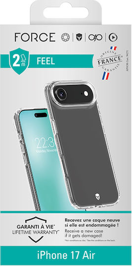 Force Case Калъф Iphone Air Удароустойчив 2м Усет 50% Рециклиран Антижълт Прозрачен