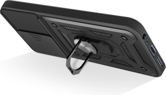 Mayaxess Case Xiaomi Redmi 15c Shockproof Mil-std 810g Camera Cover Ring Stand Black