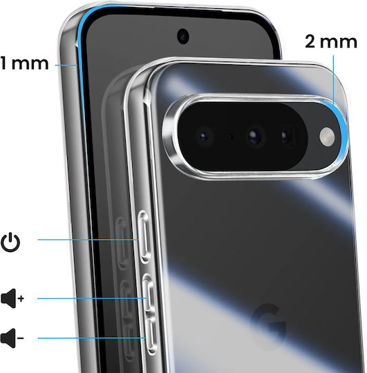 Bigben Husa Google Pixel 10 10 Pro Shockproof Soft TPU Anti-galben Transparentă