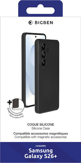 Bigben Case Galaxy S26 Plus In Soft Silicone Soft Touch Finish Magnet Black