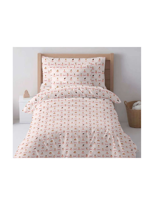 Astron Italy Σετ Μονά με Λάστιχο Girl Ροζ 100x200cm Astron Italy Σετ Μονά με Λάστιχο Girl Ροζ 100x200cm