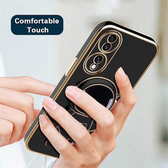 Husă Telefon 2în1 Flippy Compatibil Huawei Mate 50 Pro Husă TPU Inclusă Stand Tip Astronaut Protecție Cameră Neagră