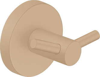 Sanco Ergon Double Bathroom Hook With Screws Bronze