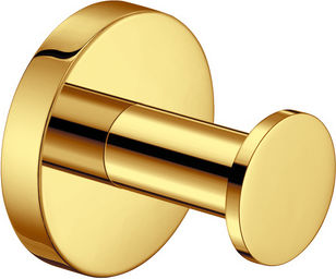Sanco Gaea Single Bathroom Hook With Screws Silver