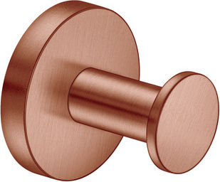 Sanco Gaea Single Bathroom Hook With Screws Silver