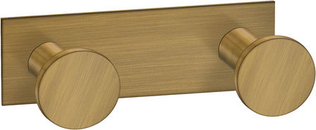 Sanco Bath 00682-A03 Double Bathroom Hook With Screws Silver