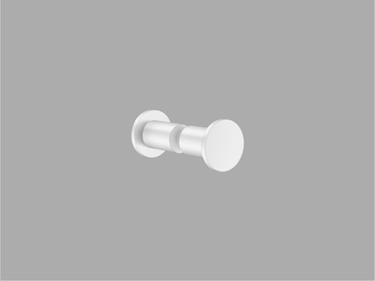 Sanco Glass Double Bathroom Hook With Screws Bronze