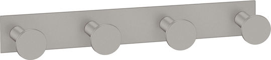 Sanco Bath 00684-М101 Кука за Банята 4 Позиции с Винтове Бяла