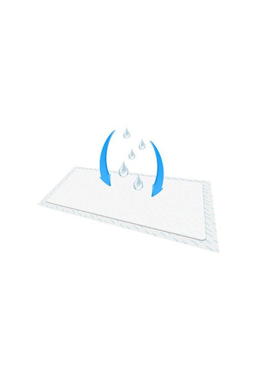 Babyono Σελτεδάκια μιας Χρήσης Λευκό 60x90εκ. 10τμχ