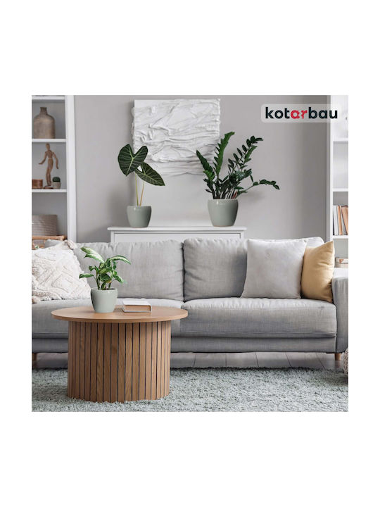 Kotarbau Σετ 2 Γλάστρες Πήλινες Gray