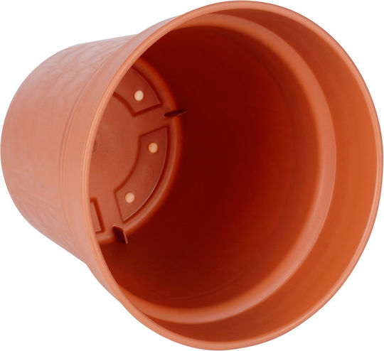 Progarden Set 3 Kunststoff Pflanzgefäße Braun