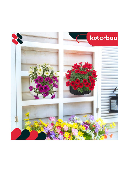 Kotarbau Kunststoff Blumentopf Anthrazit