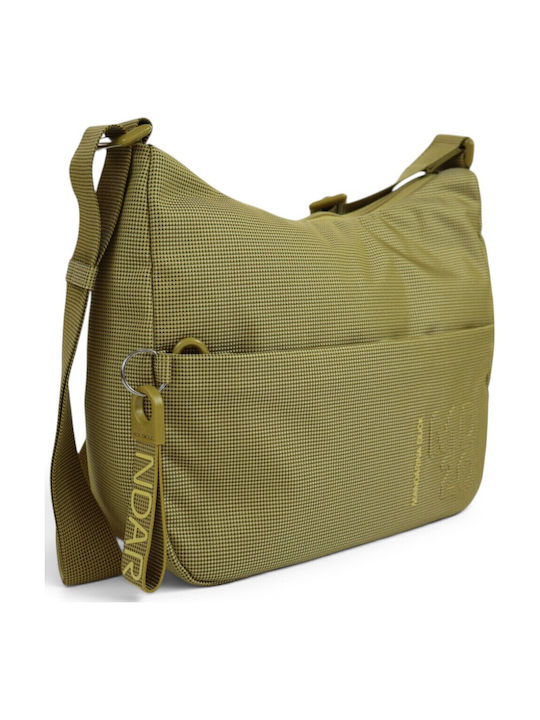 Fabric Women's Shoulder Bag Yellow