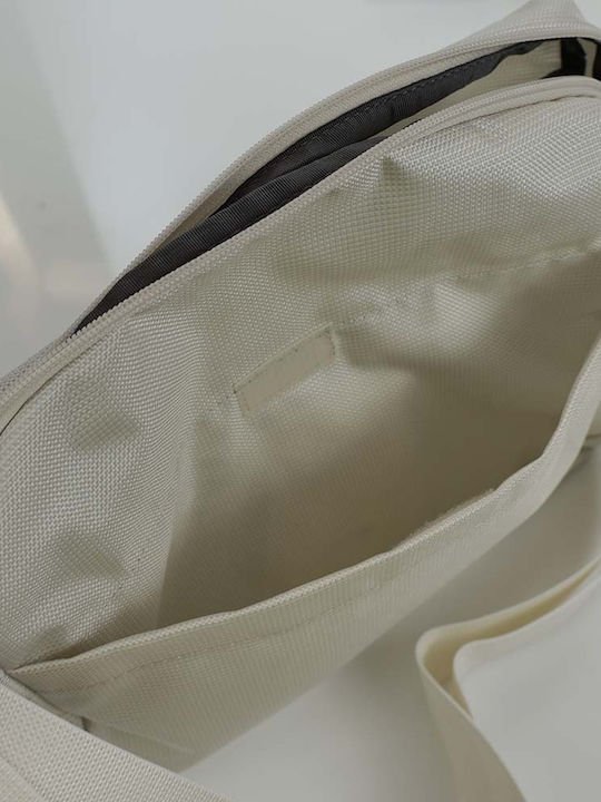 Fabric Women's Shoulder Bag White