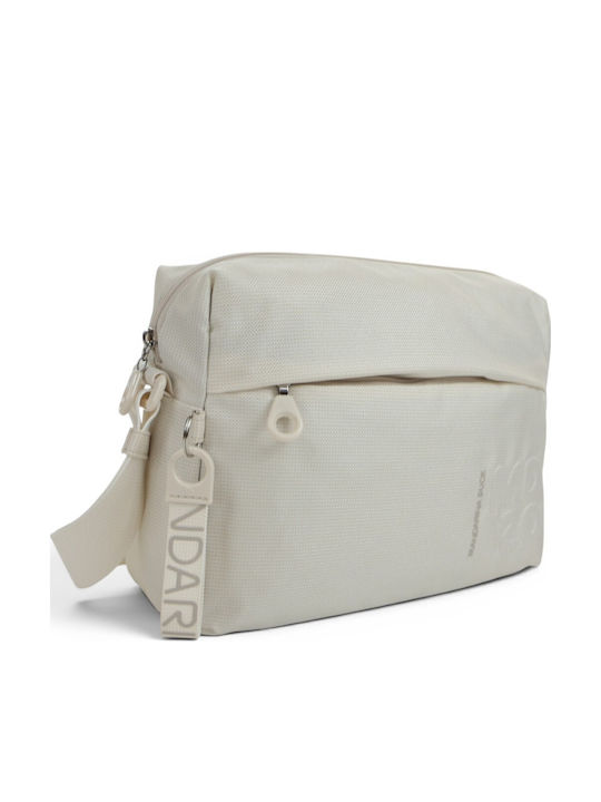 Fabric Women's Shoulder Bag White