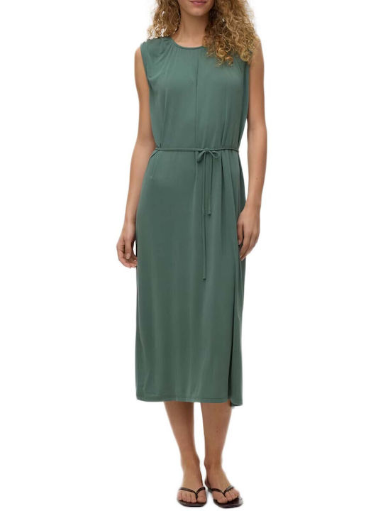 Summer Midi Dress Green