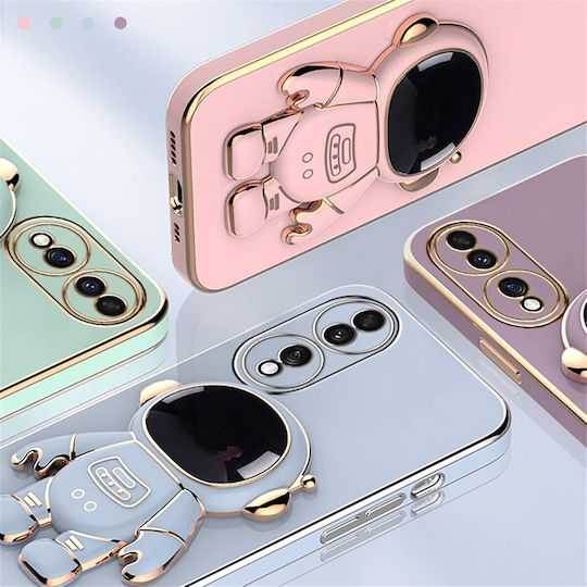 Husă Telefon 2în1 Flippy Compatibil Huawei Mate 50 Pro Husă Tpu Inclusă Stand Stil Astronaut Protecție Cameră Albastră