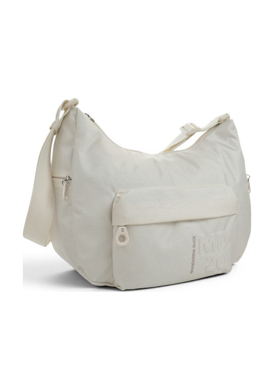 Fabric Women's Shoulder Bag White