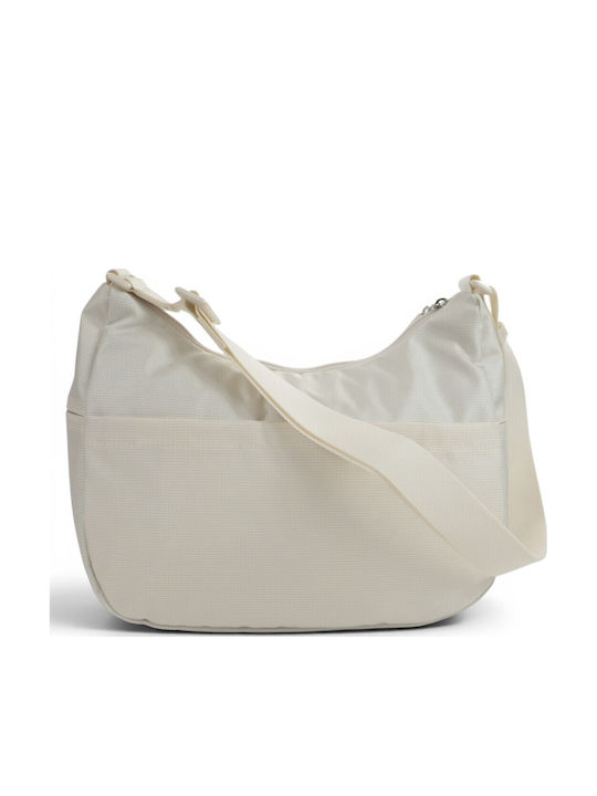 Fabric Women's Shoulder Bag White
