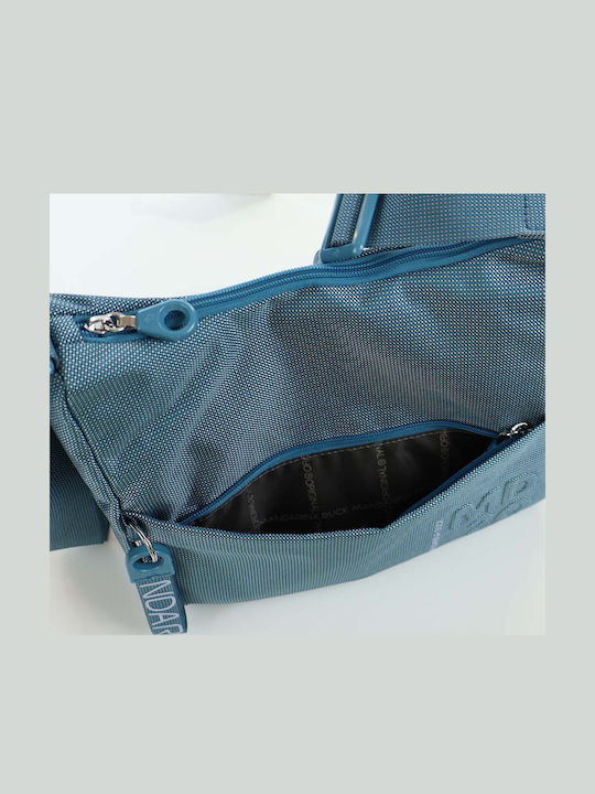 Fabric Women's Shoulder Bag Blue