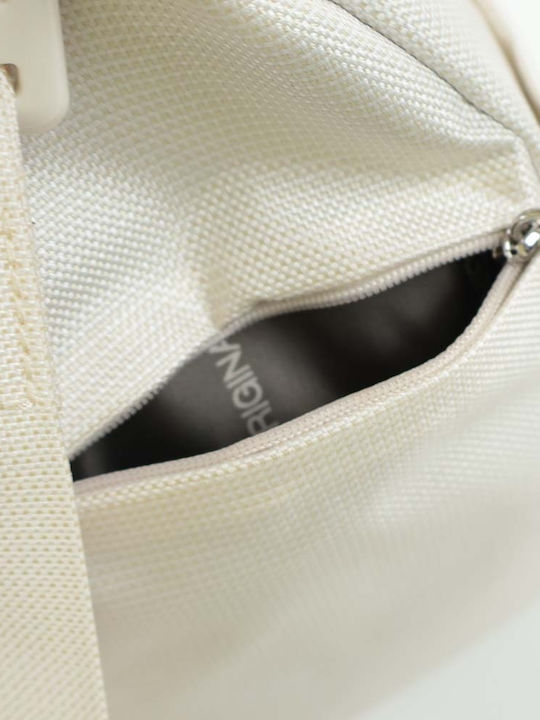 Fabric Women's Shoulder Bag White