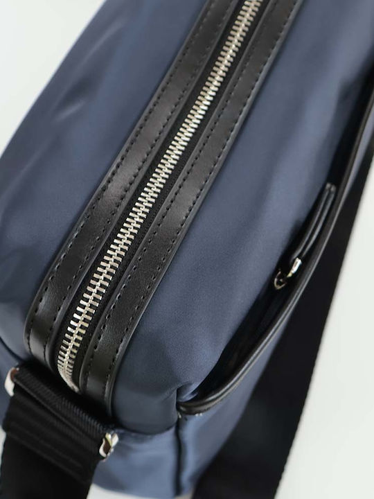 Fabric Women's Shoulder Bag Blue