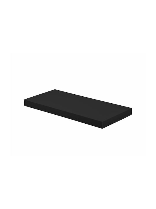 Ράφι Τοίχου Floating Black 50x22.8x3.4εκ.