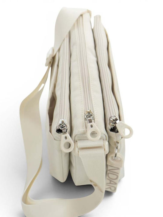 Fabric Women's Shoulder Bag White