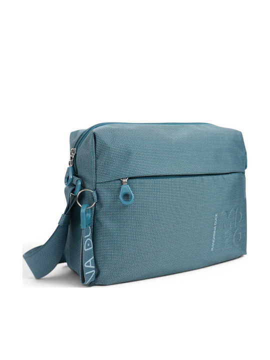 Fabric Women's Shoulder Bag Blue