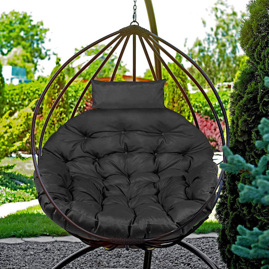 AIO Factory Schaukel-Kissen Gartenstuhlkissen Schwarz 90x110cm AIO Factory Schaukel-Kissen Gartenstuhlkissen Schwarz 90x110cm