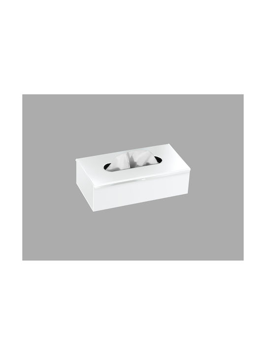 Sanco Cutie Pentru Șervețele Montată Pe Perete Argintie 00102-A90